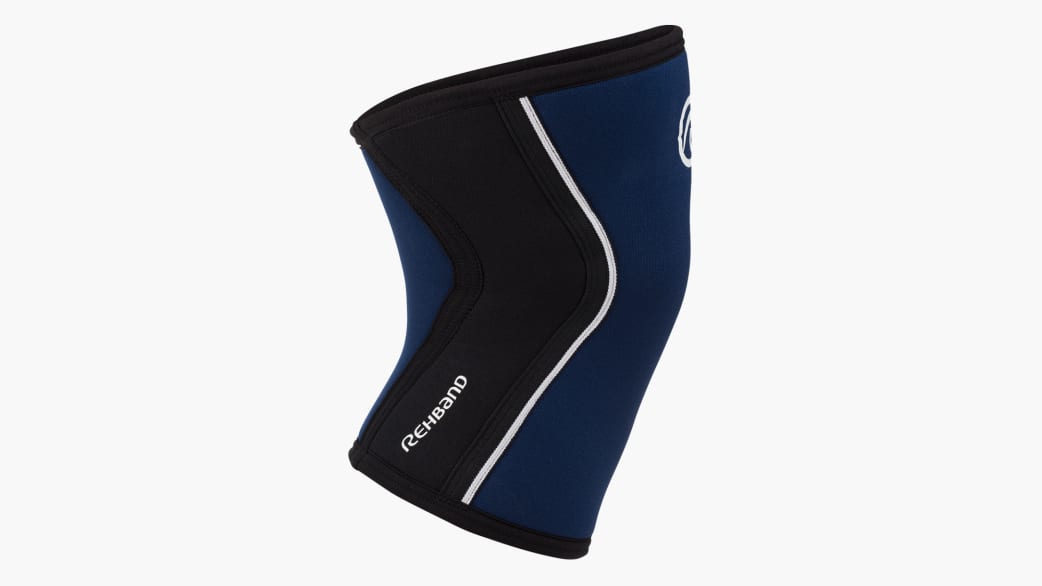 Rehband Rx 5mm Knee Sleeve Navy Rogue Fitness Canada